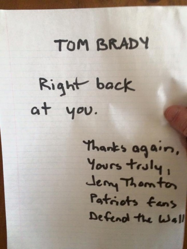 Brady letter